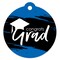 Big Dot of Happiness Blue Grad - Best is Yet to Come - Royal Blue Graduation Party Favor Gift Tags (Set of 20)